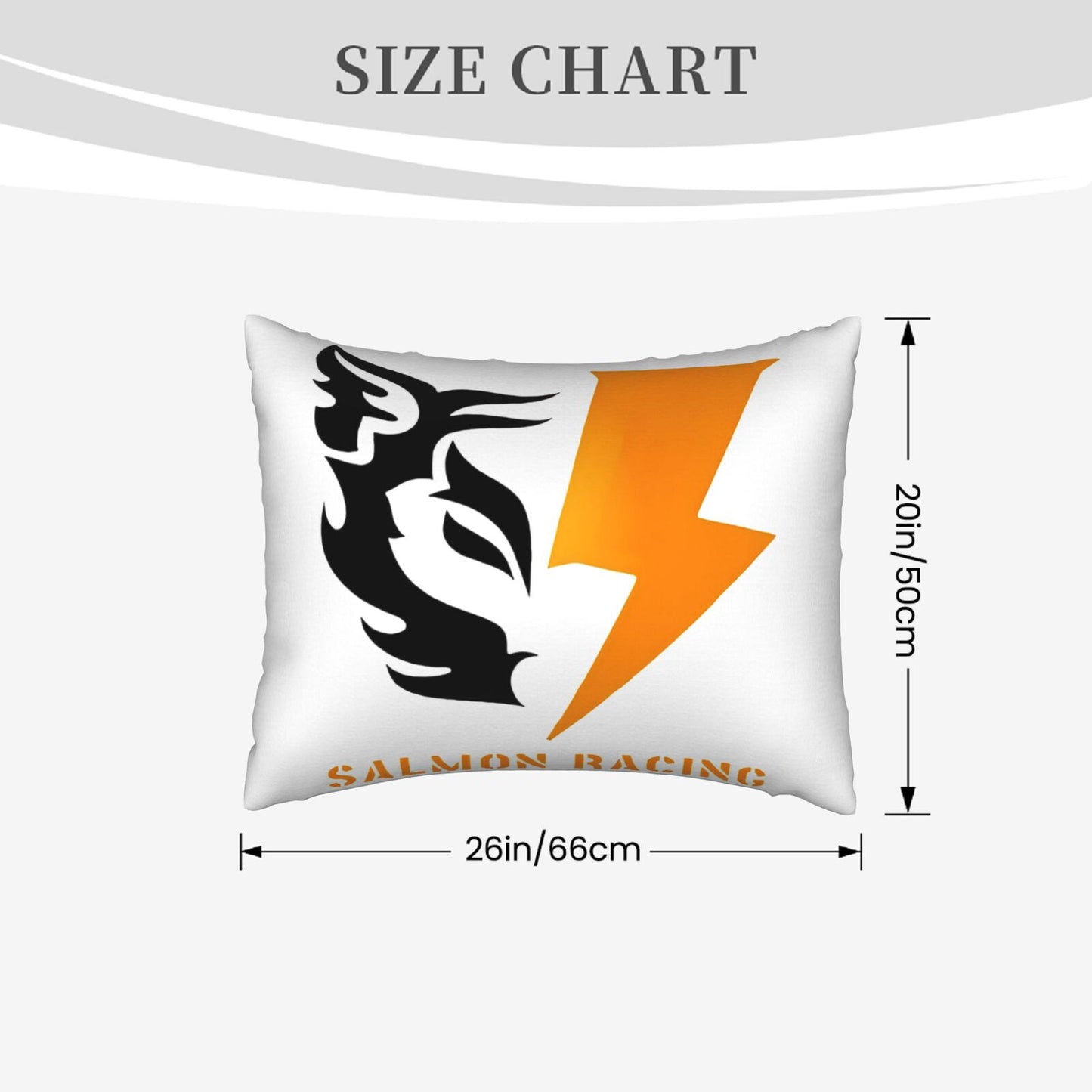 【SALMON RACING】 Plush pillowcase, made of high-quality short plush, does not shed, feels soft and comfortable, skin-friendly and durable, specially designed for racing games and events