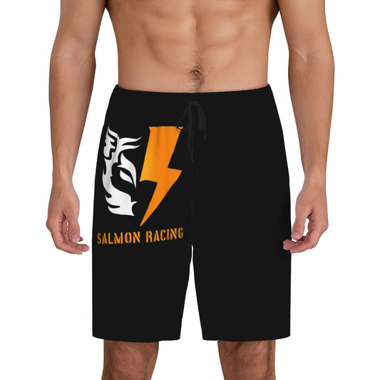 【SALMON RACING】Men's short pajama pants, high-quality fabric, soft and comfortable, light and breathable, specially designed for racing games