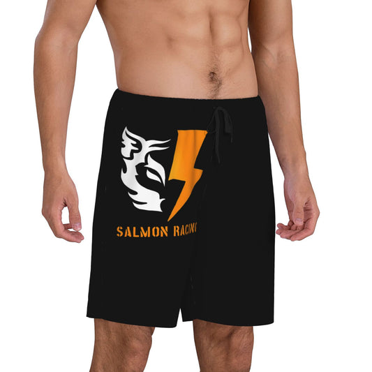 【SALMON RACING】Men's short pajama pants, high-quality fabric, soft and comfortable, light and breathable, specially designed for racing games