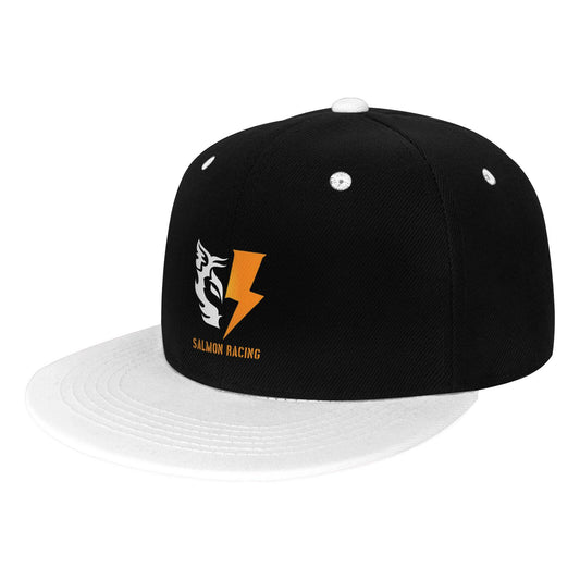 【SALMON RACING】Adult flat brim contrasting hip-hop hat, comfortable and breathable, light and dry, specially designed for racing games and events